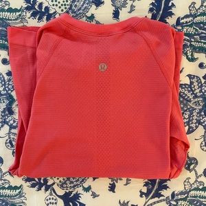 lululemon guava pink long sleeve (rare color part of march 21 lululemon)